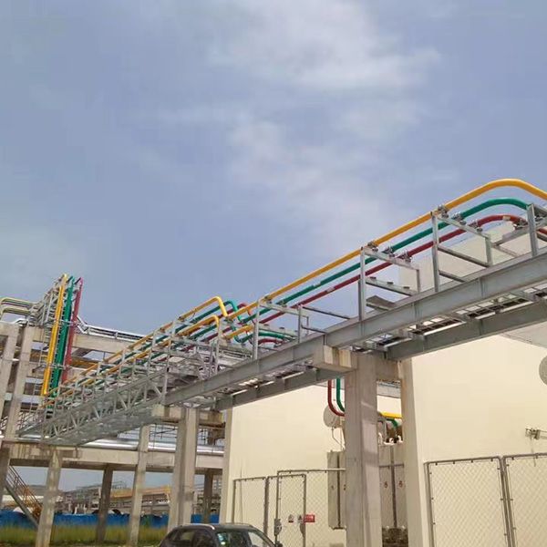 管型母線安裝現(xiàn)場(chǎng)